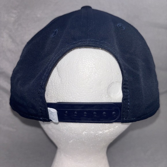 Peter Millar Quiet Please Navy Performance Rope Men's Women's Golf Hat Snapback - Picture 4 of 15